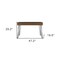 Homeroots 47" Brown and Black Computer Desk 403801 - alternate 5