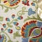 Homeroots 5' Ivory Red Green Blue And Yellow Round Floral Indoor Outdoor Area Rug 546659 - alternate 8