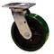 Service Caster 6 Inch Green Poly on Cast Iron Wheel Swivel Caster with Ball Bearing SCC SCC-30CS620-PUB-GB - alternate 1