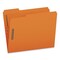 Pendaflex Colored Top Tab Fastener Folders, 1/3-Cut Tab: Assorted, Exp 0.75", 2 Fastener, Letter, Orange, 50PK 1007029 - alternate 1