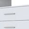Homeroots 31" White Four Drawer Dresser With Open Shelf 544014 - alternate 7