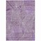 Homeroots 10' X 14' Purple And Ivory Geometric Washable Indoor Outdoor Area Rug 594808 - alternate 7