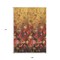 Homeroots 9' X 12' Gold Red And Brown Floral Washable Indoor Outdoor Area Rug 597061 - alternate 6