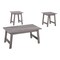 Homeroots Set of Three 36" Gray Coffee Table, 3PK 366085 - alternate 1