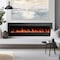 Edendirect 60 in. Wall Mount Electric Fireplace in Black, Sleep Mode, 12H Timer, Adjustable Flame Color and Speed ZR-ZHUMI-QBL-D60IN-BK - alternate 5