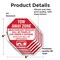 Signmission Tow Away Zone Unauthorized Vehicles, 6 inch X 6 inch, Vinyl Decal, 5PK OC-D-5PACK-6-322 - alternate 3