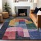 Homeroots 3' X 5' Green Copper And Pink Abstract Washable Indoor Outdoor Area Rug 604476 - alternate 9