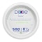 Dixie Disposable Paper Plate, 8 1/2 in, White, PK500 DBP09W - alternate 1