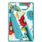 Studio California Jordana 3 Piece Cutlery Knife and Cutting Board Set in Turquoise Floral Pattern 112065.03 - alternate 4