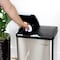 Elama 2 Section 15 Liter/ 4 Gallon Each Section Trash and Recycling Step Bin in Matte Silver EL-LD710-30L - alternate 4