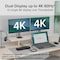 Plugable Thunderbolt 4 Dock 100W Charging, Laptop Docking Station Dual Monitor Single 8K or Dual 4K HDMI TBT4-UD5 - alternate 7