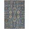 Homeroots 9' X 12' Navy Blue Beige And Taupe Oriental Washable Indoor Outdoor Area Rug 582102 - alternate 6