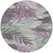 Homeroots 8' Lavender And Lilac Round Floral Washable Indoor Outdoor Area Rug 611116 - alternate 6