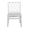 Bali & Pari Carwyn Bohemian White Rattan Dining Chair 248-13779-ZORO - alternate 6