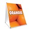 Signmission Oranges, 24 Inch x 18 Inch A-frame Yard Sign, Plastic Sign SBC-1824-Oranges - alternate 1