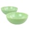 Martha Stewart 2 Piece 8 Inch Jadeite Glass Serving Bowl Set in Jade Green 128936.01 - alternate 1