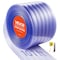 Vevor PVC Strip Curtain 101 ft x 12 in Ribbed Plastic Door Strip Bulk Roll MS-0008 - alternate 1