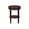 Monarch Specialties Accent Table, 2 Tier, End, Side Table, Round, Nightstand, Bedroom, Lamp, Brown Veneer, Transitional I 3975 - alternate 3