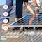 Wrightmaster Solar Panel Bird 6 in. x 100 ft. PVC Coated Mesh with 70-Piece Stainless Steel Fasteners for Bird,  ZR-Z9X662 - alternate 5