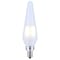 Satco 2 Watt Prismatic HX11 LED - 2700K CCT - Candelabra Base - 120 Volt - Frost Finish - 2-Card, PK2 S12141 - alternate 3