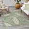 Homeroots 5' X 7' Ivory And Green Palm Leaf Indoor Outdoor Area Rug 552513 - alternate 7