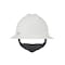 Msa Safety V-Gard Slotted Full Brim Hard Hat, Fas-Trac III Suspension, Type I, Class E, White 475369 - alternate 4