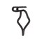Auveco Door Trim Panel Fastener, 100PK 8206 - alternate 1