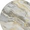 Homeroots 8' Gold And Silver Round Abstract Washable Indoor Outdoor Area Rug 618426 - alternate 8