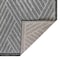 Homeroots 4' X 6' Gray and Blue Geometric Stain Resistant Indoor Outdoor Area Rug 531612 - alternate 7