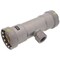 Viega MegaPressG tee P1 1.25 P2 1.25 FPT 0.5 carbon steel zinc-nickel coating 25486 - alternate 2