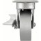 Zoro Select Plate Caster, 1200 lb. Ld Rating, Roller P25S-C060R-14-CB-DL - alternate 3