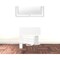 Homeroots 62" White Manufactured Wood Six Drawer Double Dresser 473105 - alternate 7