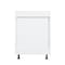 Cambridge Radiance 24in W x 24in D x34.50in H Ready to Assemble Slab Drawer Base Kitchen Cabinet in Matte Grey SA-DB24-MG-KIT - alternate 8