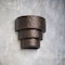 Luxury Lighting Hammerman 10 in Tall Banded Ceramic Outdoor Wall Light, Rubbed Bronze Paint Finish, 2PK (2) HM124-ABr-ud-7 - alternate 2