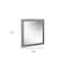 Homeroots 35" Gray Wood Framed Accent Mirror 510888 - alternate 4