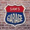 Signmission Sam's Garage, 6 Inch X 6 Inch, Plastic Sign SHI-P-6-383-SAM - alternate 4