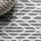 Jonathan Y Ararat High-Low Pile Moroccan Diamond Modern Black/Ivory 2 ft. x 10 ft. Indoor/Outdoor Runner Rug SBH105B-210 - alternate 7