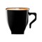 Smarty Had A Party 8 oz. Black Square Plastic Coffee Mugs, 192PK 6934B-CASE - alternate 5
