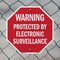 Signmission Warning Protected by Electronic Sur, 10 Inch X 10 Inch, Aluminum Metal Signs OC-A-10-338 - alternate 3
