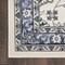 Homeroots 9' X 12' Ivory And Blue Floral Indoor Outdoor Area Rug 573193 - alternate 7