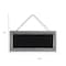 Homeroots 10" X 22" Gray Metal Hanging Chalkboard 642298 - alternate 4