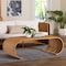 Bali & Pari Palm Natural Rattan Waterfall Coffee Table 263-14320-ZORO - alternate 6