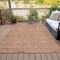 Homeroots 3' X 5' Coral And Copper Oriental Washable Indoor Outdoor Area Rug 631143 - alternate 5