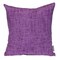 Homeroots 18" Purple Weave Cotton Throw Pillow 529257 - alternate 4