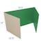 Flipside 12 x 48 Study Carrel Green Corrugated Pack of 12 60048-12 - alternate 4