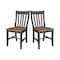 Whitewood Industries Set of Two Cafe Dining Chairs CI45-61P - alternate 6