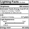 Bulbrite KX-2000 120V T3 Light Bulbs, Frost Glass, Mini-Candelabra E11 Screw Base, 60W, 2700K, 2PK 861350 - alternate 5