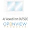 Factory 2U Windows Horizontal Sliding Window 36in x 24in Black Ext / White Int Vinyl LowE Insulated Glass High Alt 803755 - alternate 3