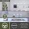Vaxcel Huntley LED Compatible Gold Brass Farmhouse Mini Pendant Ceiling Light White Schoolhouse Glass P0402 - alternate 7