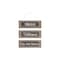 Homeroots 14" X 12" Brown And White Reversible Welcome Wood Wall Decor 636038 - alternate 5